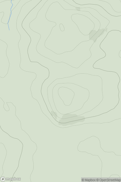 Thumbnail image for Park Hill [Central Scotland from Dumbarton to Montrose] showing contour plot for surrounding peak